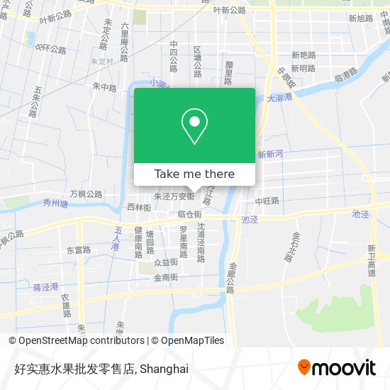 好实惠水果批发零售店 map