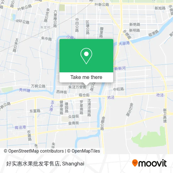 好实惠水果批发零售店 map