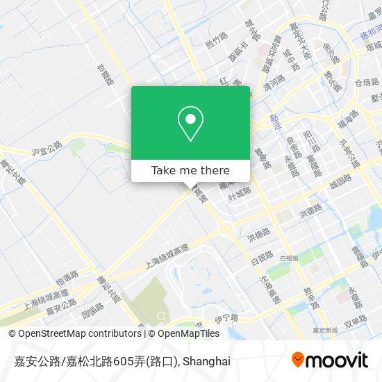 嘉安公路/嘉松北路605弄(路口) map