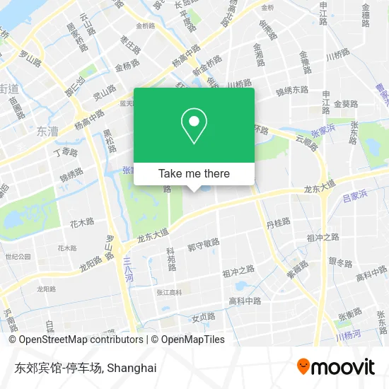 东郊宾馆-停车场 map