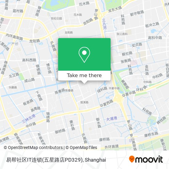 易帮社区IT连锁(五星路店PD329) map