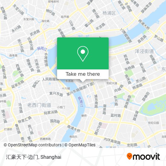 汇豪天下-边门 map