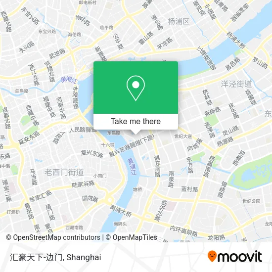 汇豪天下-边门 map