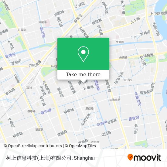 树上信息科技(上海)有限公司 map