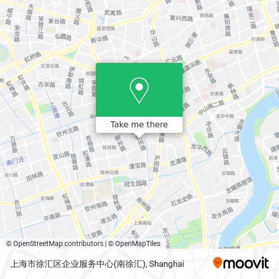 上海市徐汇区企业服务中心(南徐汇) map