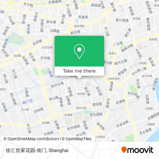 徐汇世家花园-南门 map