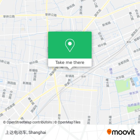 上达电动车 map