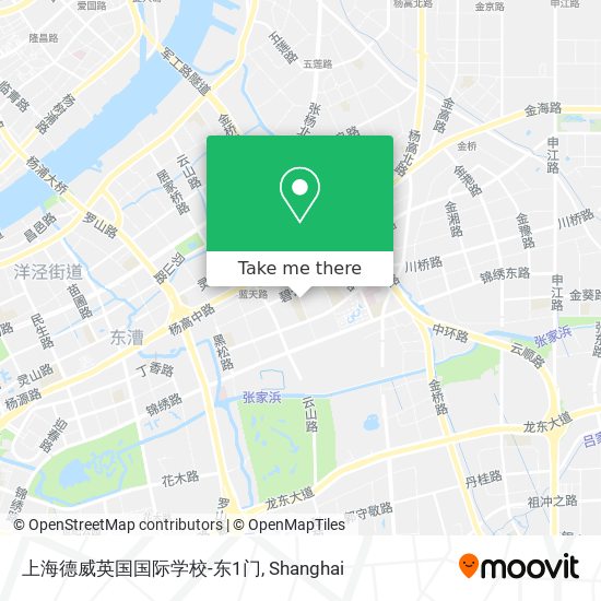 上海德威英国国际学校-东1门 map