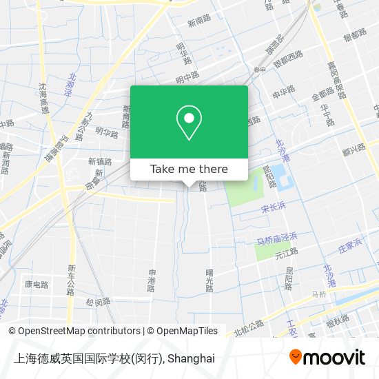上海德威英国国际学校(闵行) map