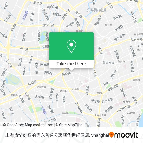 上海热情好客的房东普通公寓新华世纪园店 map