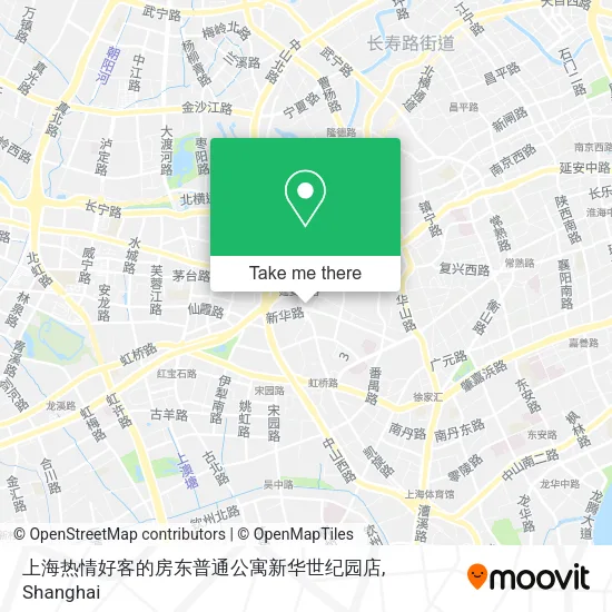 上海热情好客的房东普通公寓新华世纪园店 map