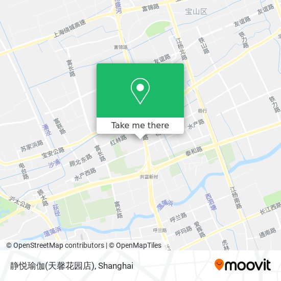 静悦瑜伽(天馨花园店) map