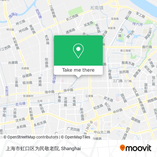 上海市虹口区为民敬老院 map
