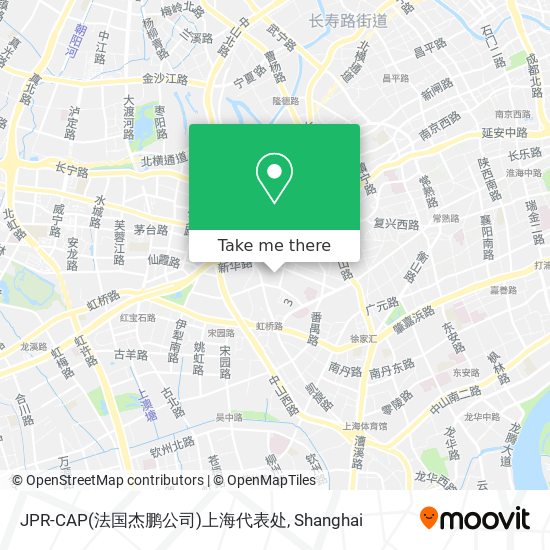 JPR-CAP(法国杰鹏公司)上海代表处 map