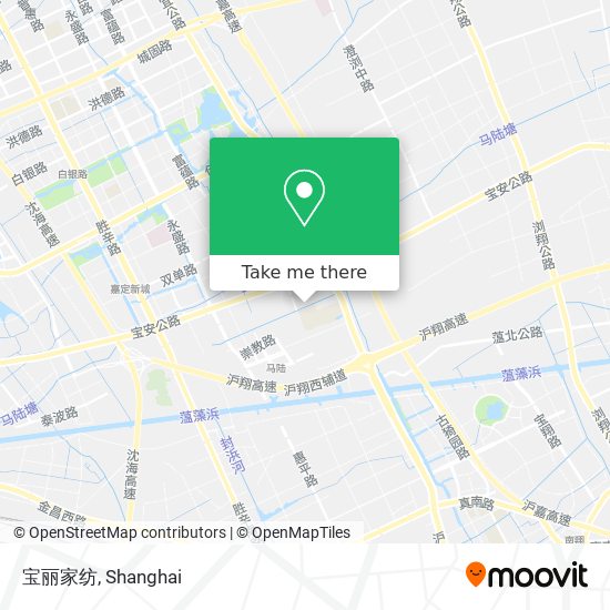 宝丽家纺 map