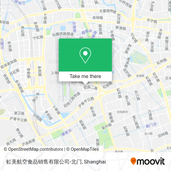 虹美航空食品销售有限公司-北门 map