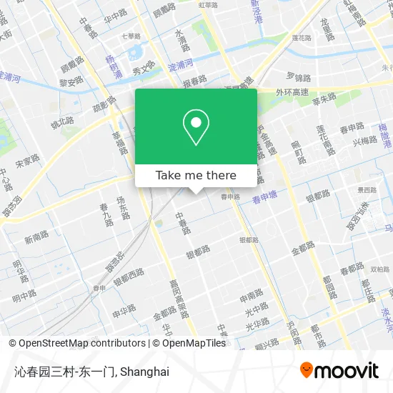 沁春园三村-东一门 map
