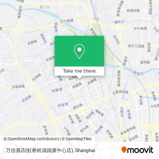 万信酒店(虹桥机场国展中心店) map