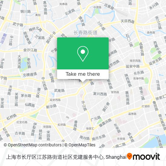 上海市长厅区江苏路街道社区党建服务中心 map