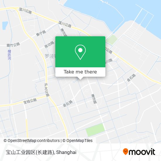 宝山工业园区(长建路) map