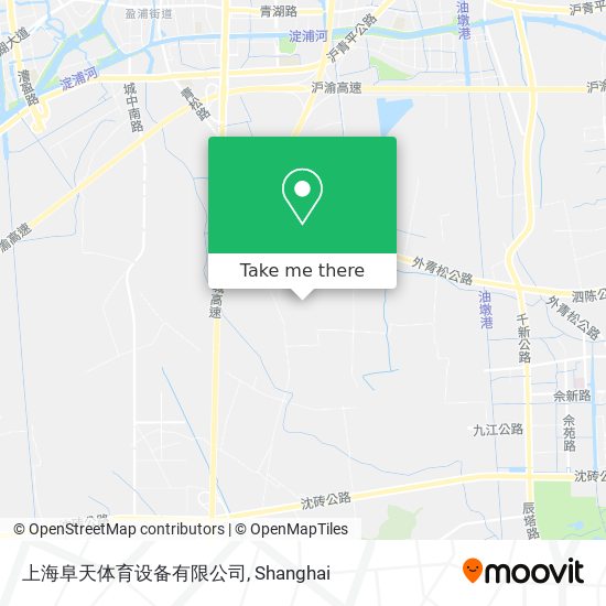 上海阜天体育设备有限公司 map