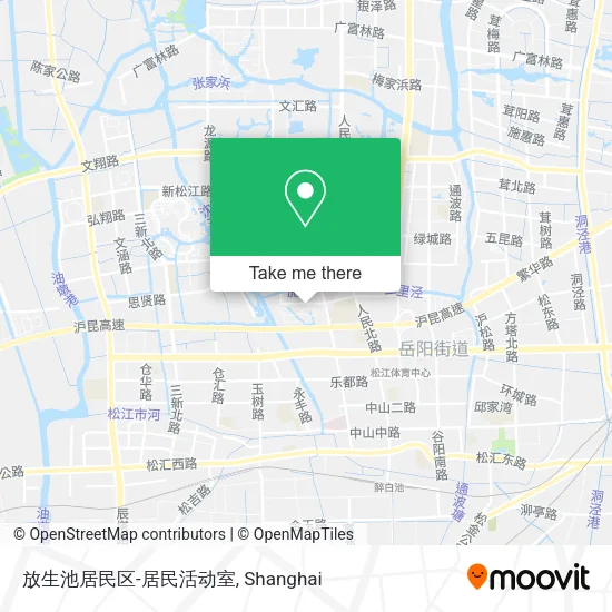放生池居民区-居民活动室 map