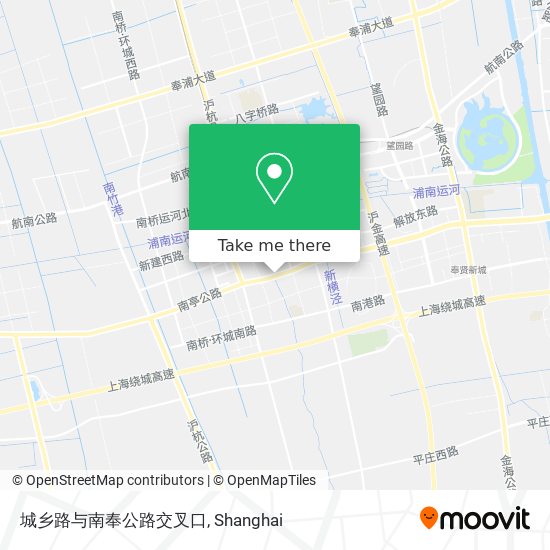 城乡路与南奉公路交叉口 map