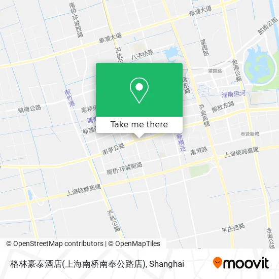 格林豪泰酒店(上海南桥南奉公路店) map