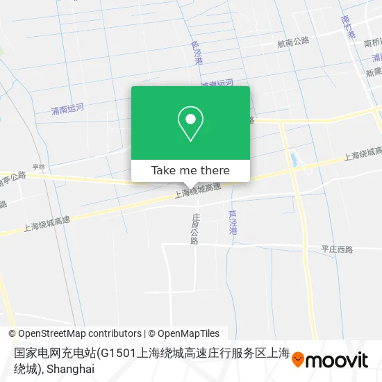 国家电网充电站(G1501上海绕城高速庄行服务区上海绕城) map