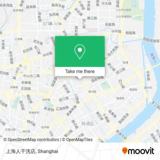 上海人干洗店 map