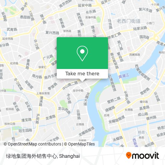 绿地集团海外销售中心 map