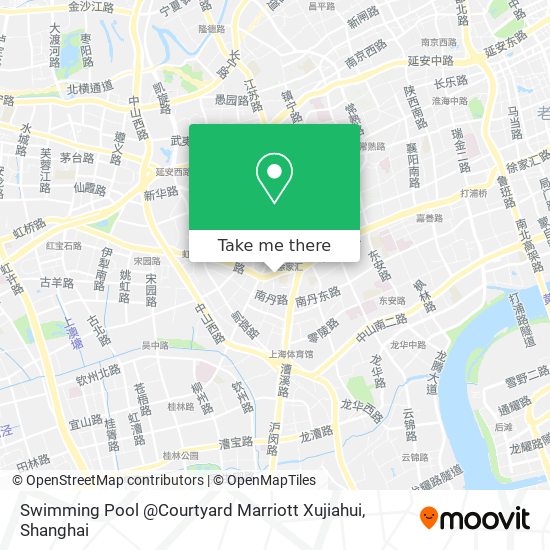 Swimming Pool @Courtyard Marriott Xujiahui map