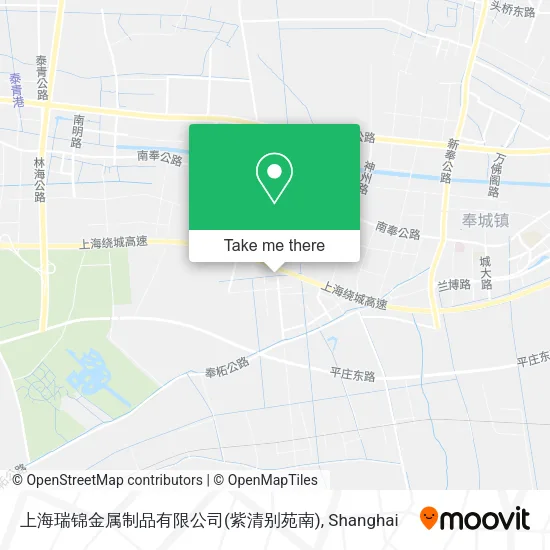 上海瑞锦金属制品有限公司(紫清别苑南) map