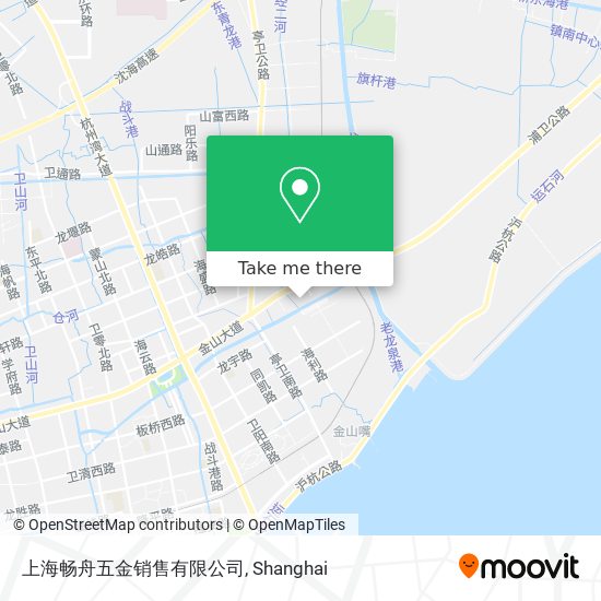 上海畅舟五金销售有限公司 map