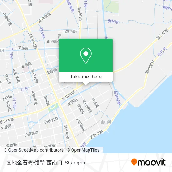 复地金石湾·领墅-西南门 map