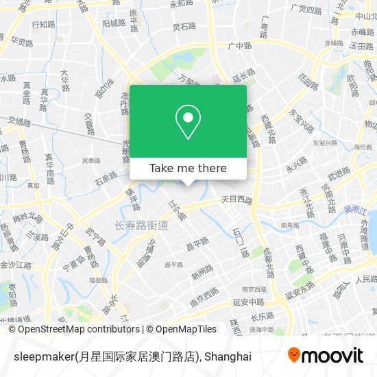 sleepmaker(月星国际家居澳门路店) map