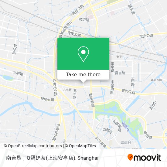 南台垦丁Q蛋奶茶(上海安亭店) map