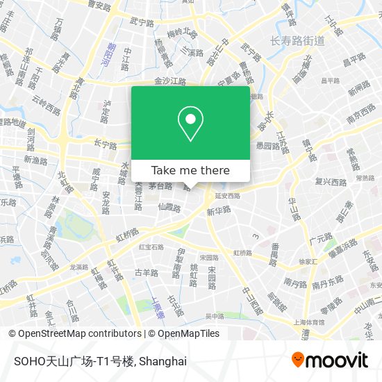 SOHO天山广场-T1号楼 map
