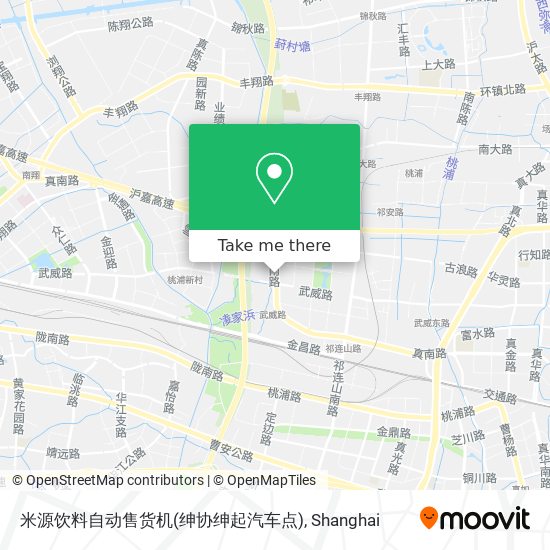 米源饮料自动售货机(绅协绅起汽车点) map