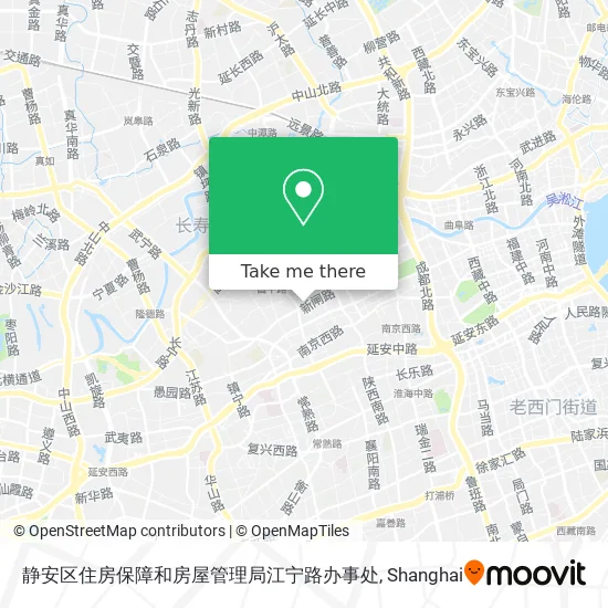 静安区住房保障和房屋管理局江宁路办事处 map
