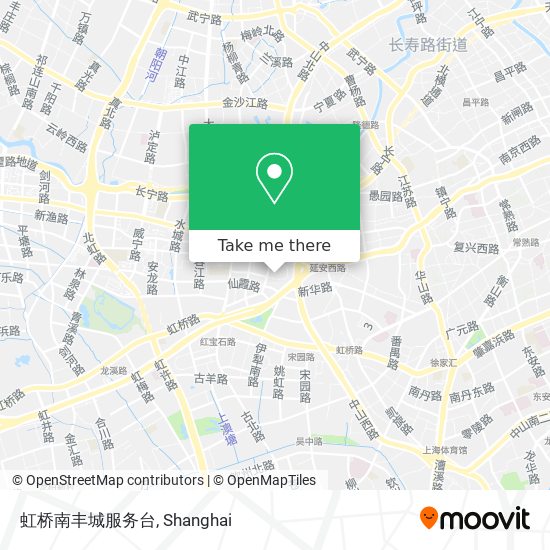 虹桥南丰城服务台 map