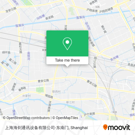 上海海剑通讯设备有限公司-东南门 map