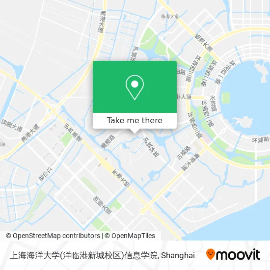 上海海洋大学(洋临港新城校区)信息学院 map