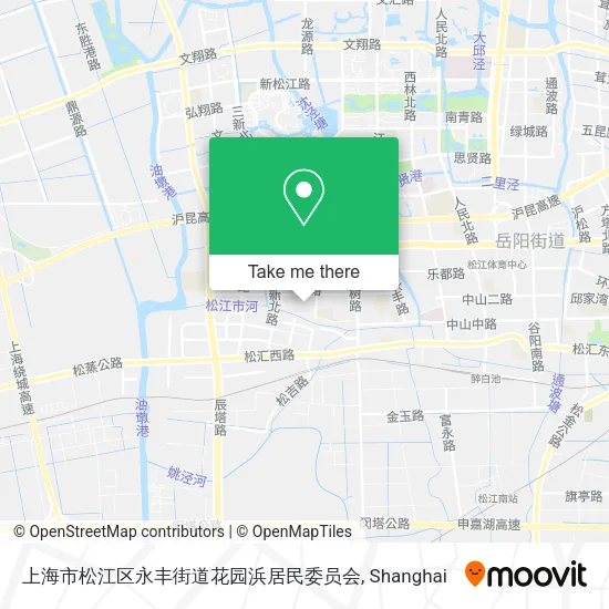 上海市松江区永丰街道花园浜居民委员会 map