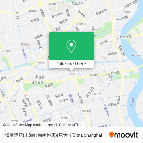 汉庭酒店(上海虹梅南路店)(原为波宾馆) map