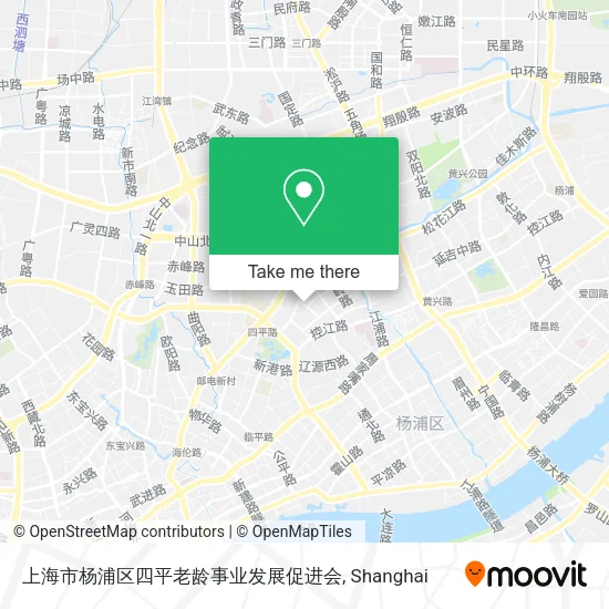 上海市杨浦区四平老龄事业发展促进会 map