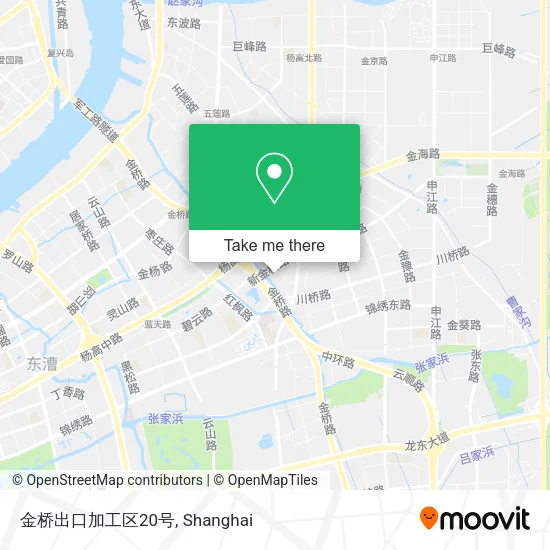 金桥出口加工区20号 map