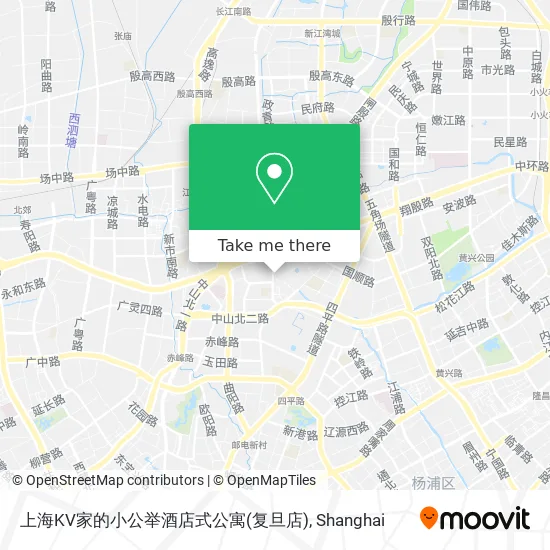 上海KV家的小公举酒店式公寓(复旦店) map