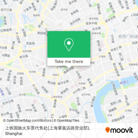 上铁国旅火车票代售处(上海肇嘉浜路营业部) map