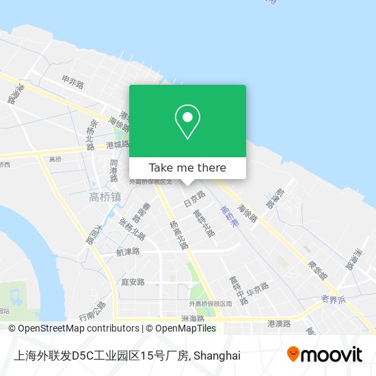 上海外联发D5C工业园区15号厂房 map